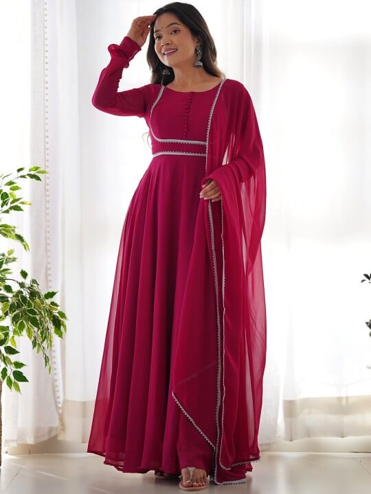 Regular Kurta with Trouser & Dupatta