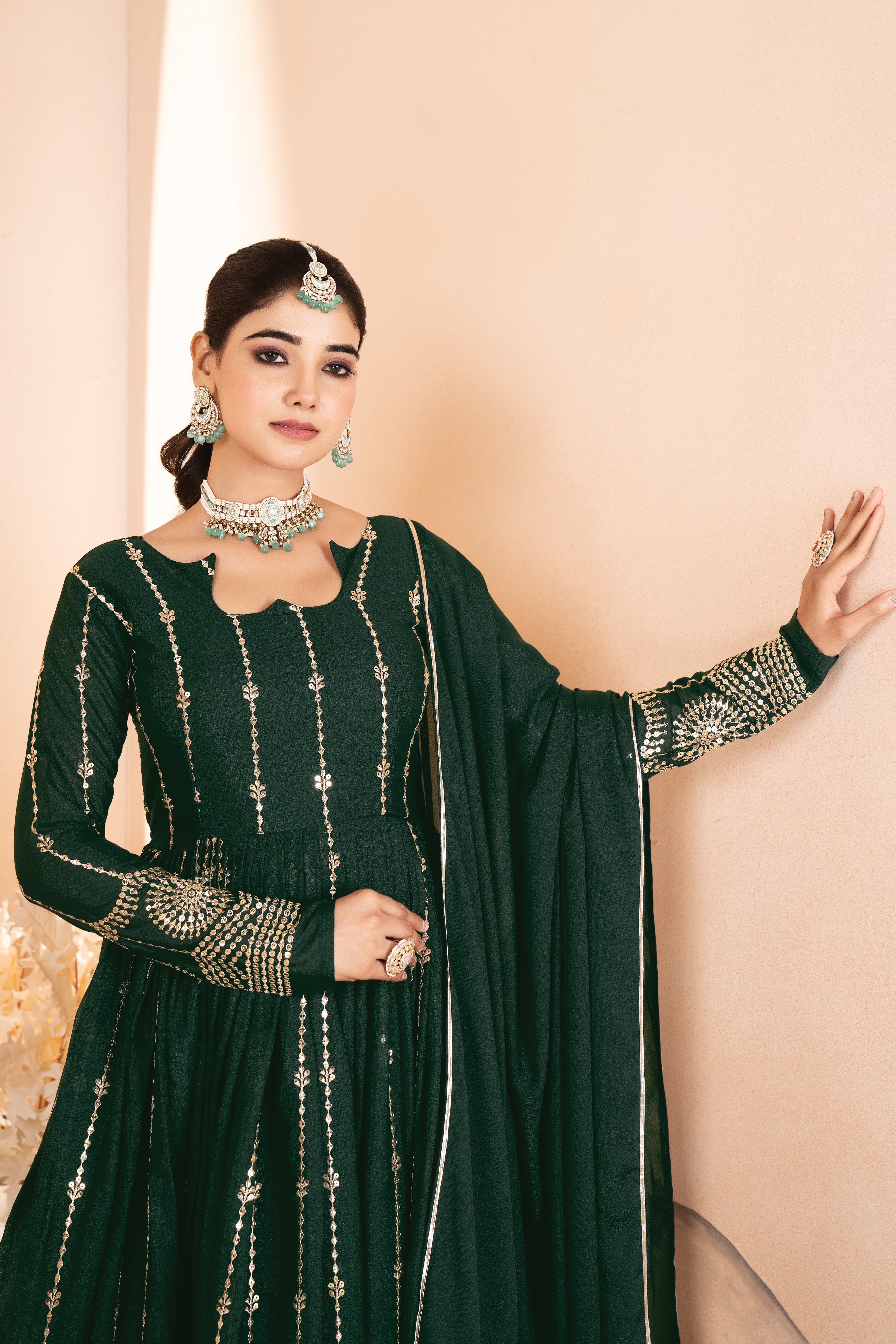 Gauri's New Trendy Anarkali Suit Set