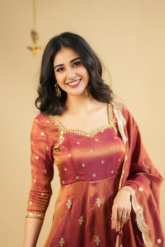 Avatika cosmo Slit Anarkali Premium Suit Set