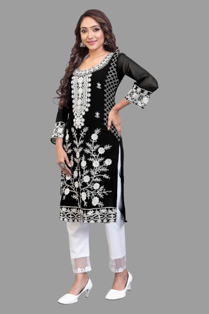 NEW PAKISTANI KURTA SETS | EMBROIDERY KURTA SETS