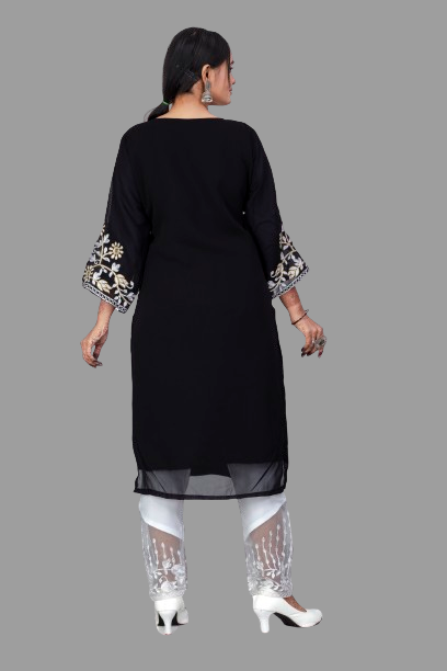 SNIZVI | EMBROIDERY KURTA WITH PALAZZO