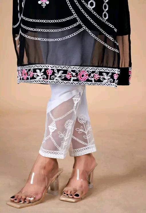 NEW DESIGNER FLORAL PRINT EMBROIDERY KURTA SETS