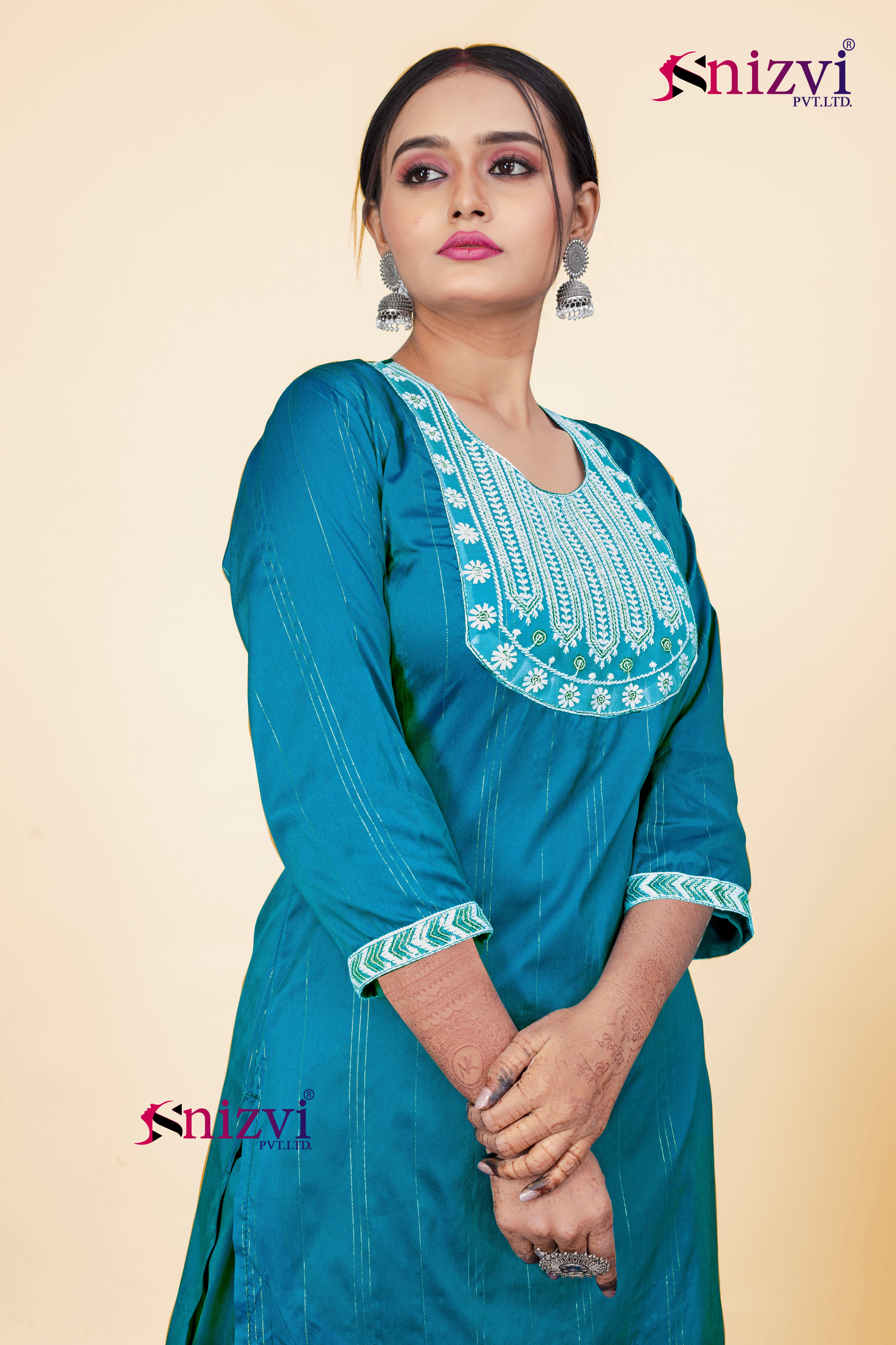 SNIZVI | ART SILK KURTA PAIR