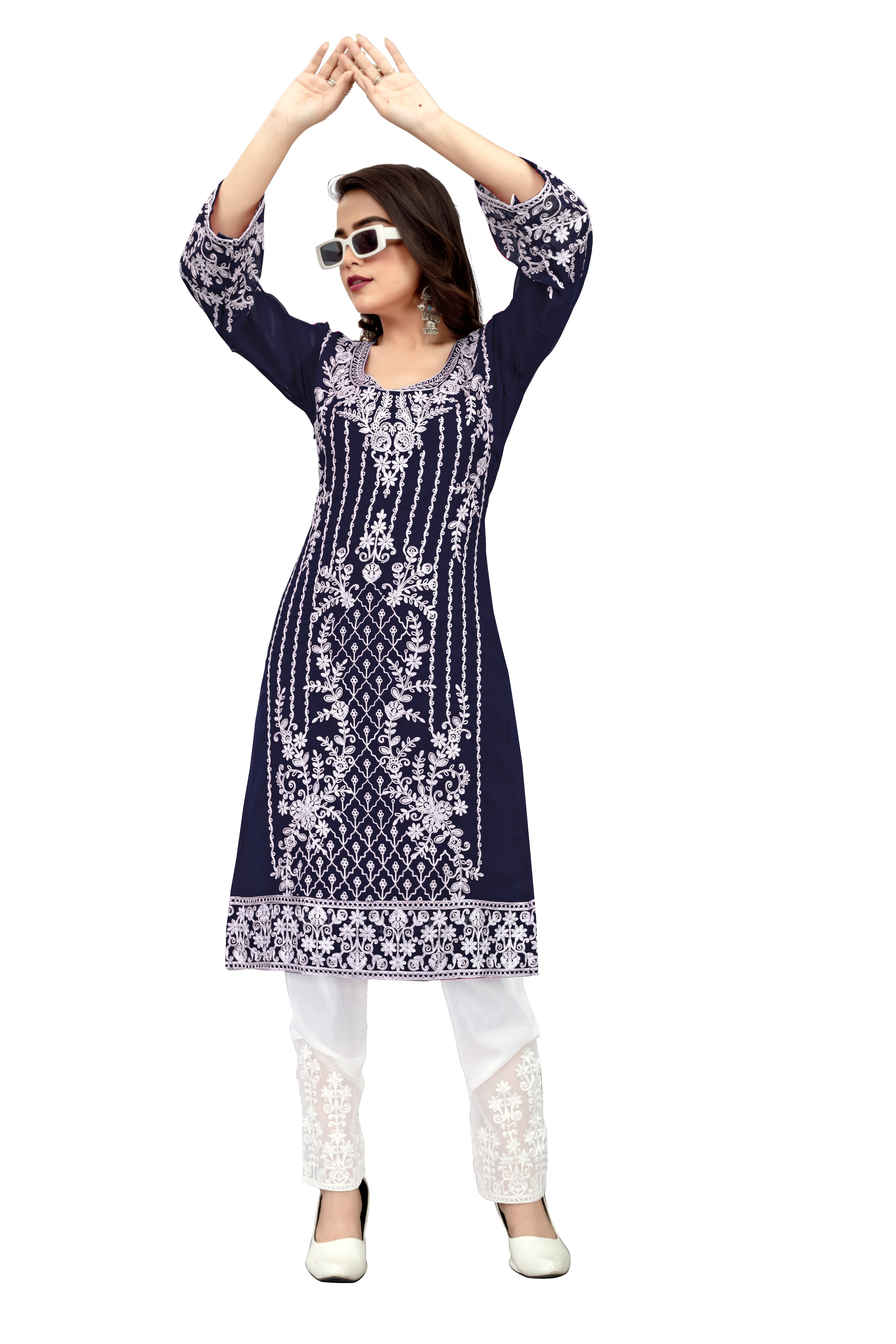 SNIZVI | GEORGETTE EMBROIDERY KURTA SETS