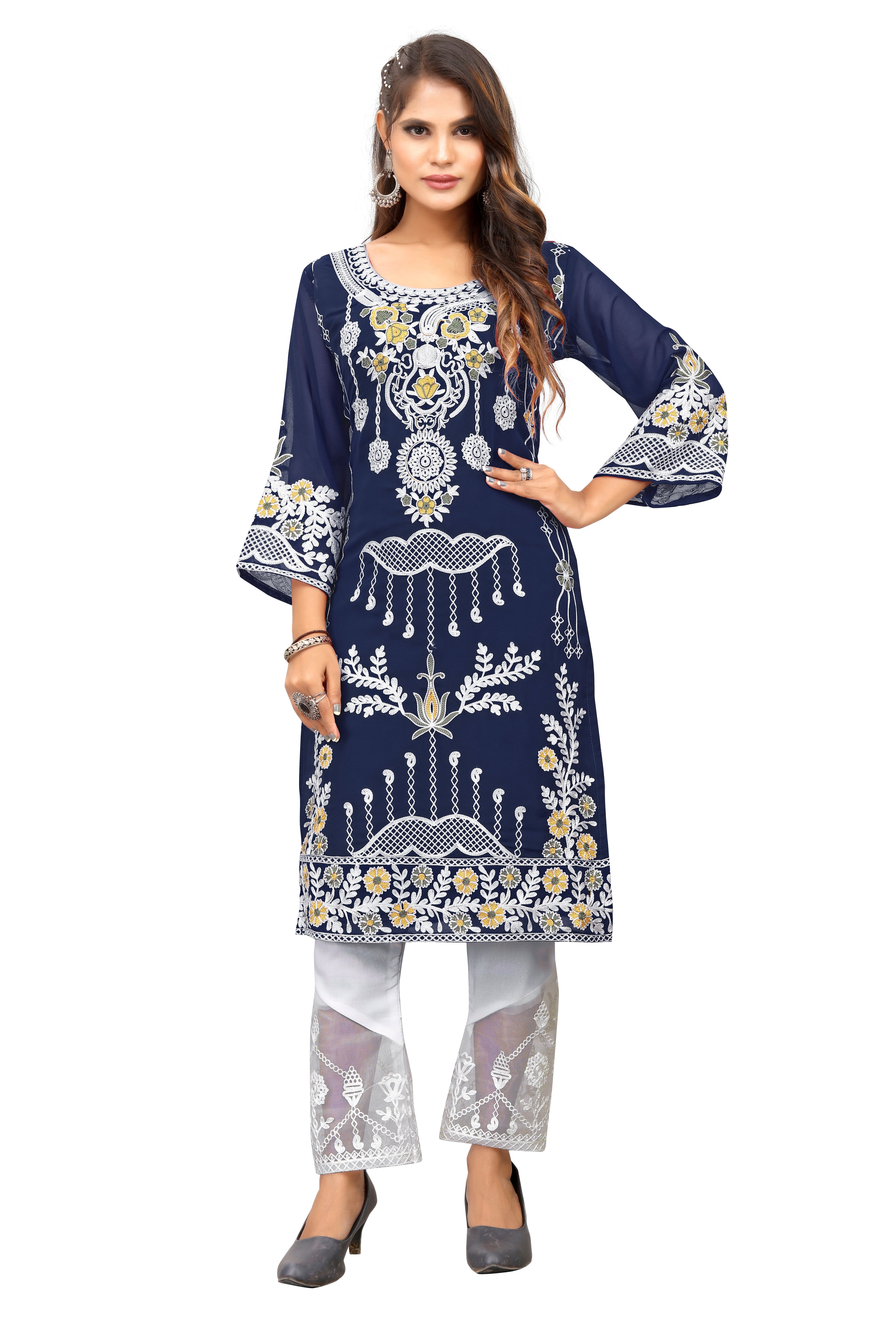 SNIZVI| FLORAL DESIGNER KURTA SETS