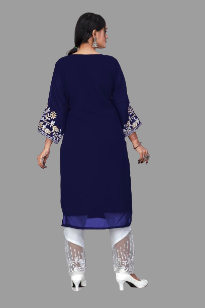 SNIZVI | EMBROIDERY KURTA WITH PALAZZO
