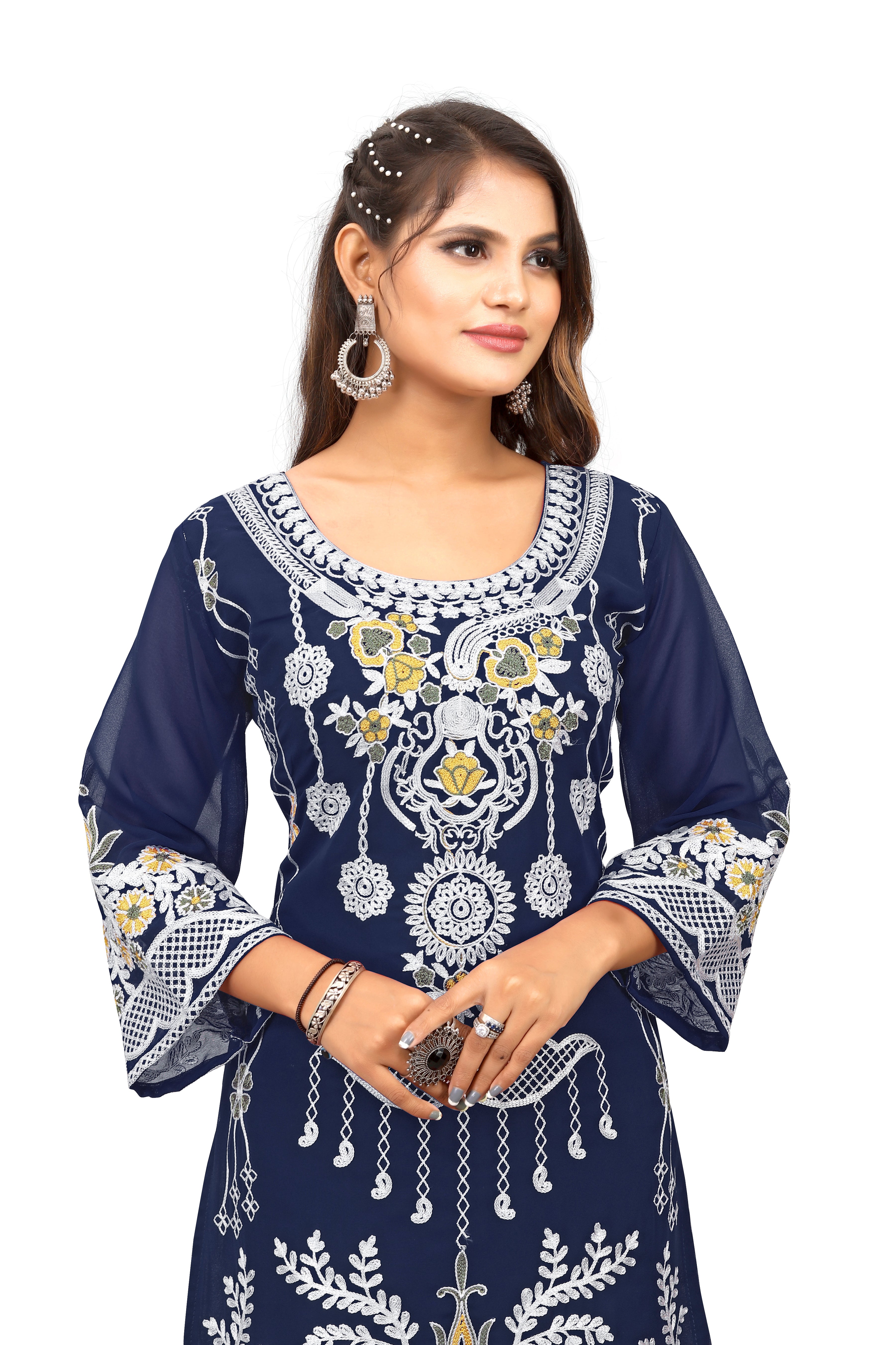 SNIZVI| FLORAL DESIGNER KURTA SETS