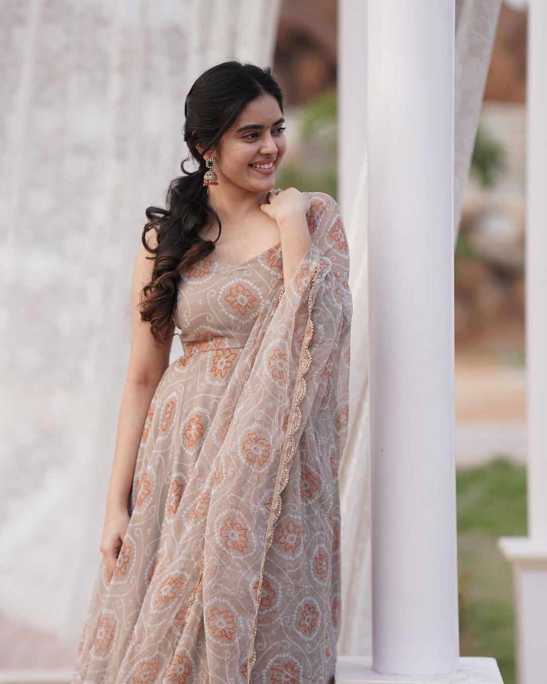 Alluring Faux Georgette Silk Digital Printed Anarkali Pant Suit