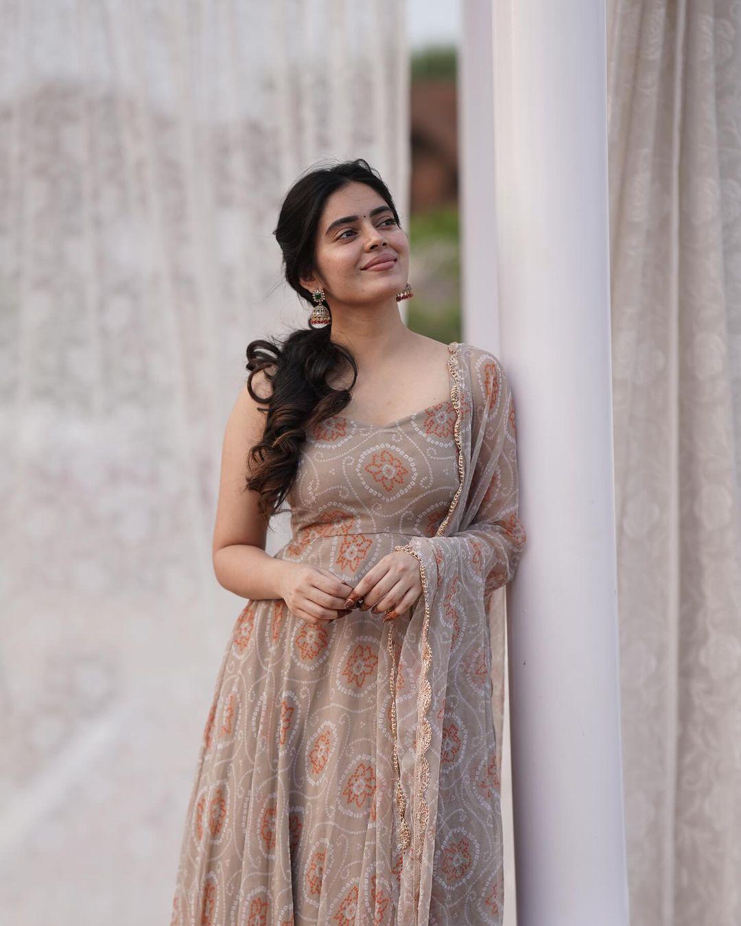 Alluring Faux Georgette Silk Digital Printed Anarkali Pant Suit