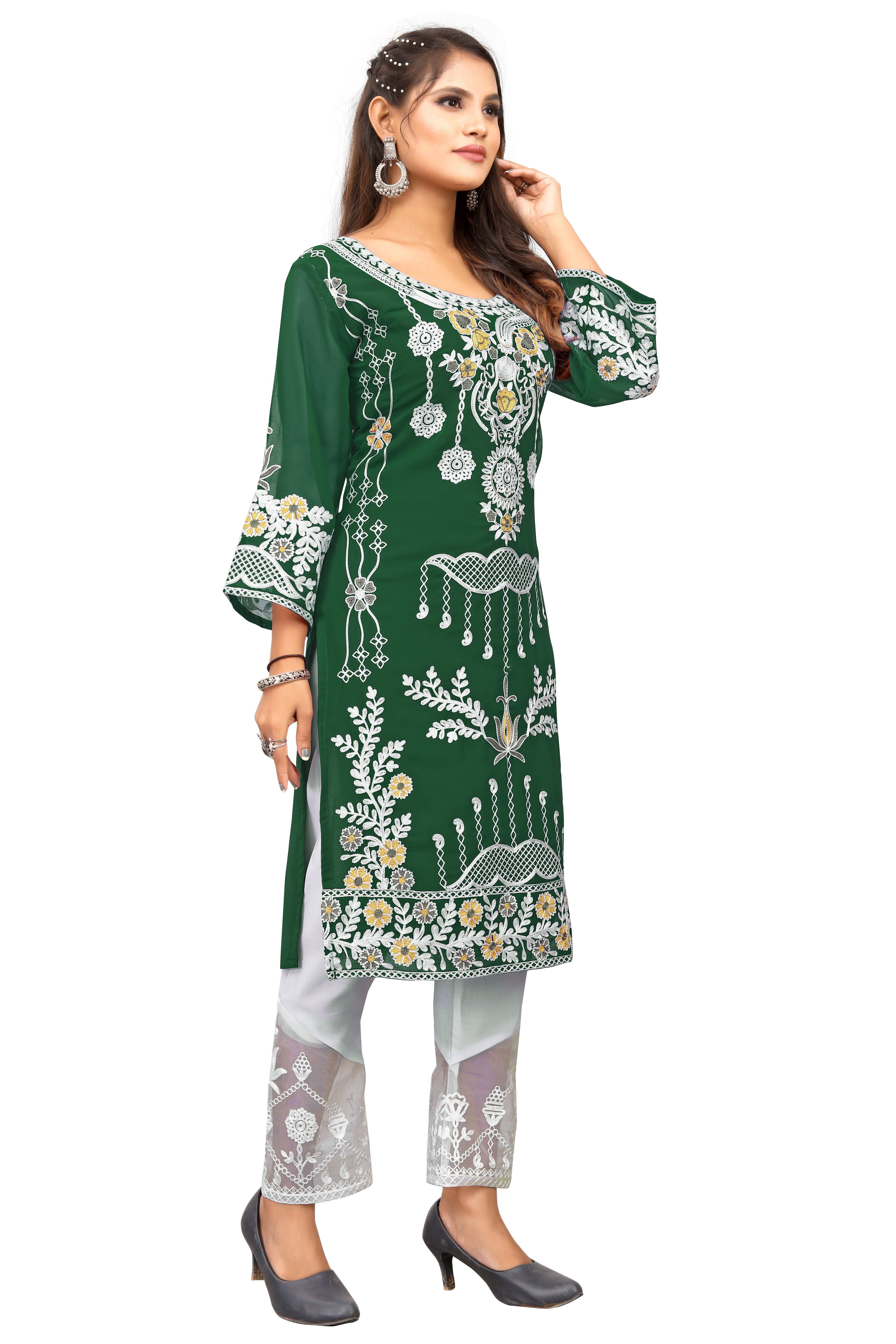 SNIZVI| FLORAL DESIGNER KURTA SETS