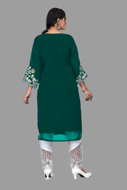 SNIZVI | EMBROIDERY KURTA WITH PALAZZO