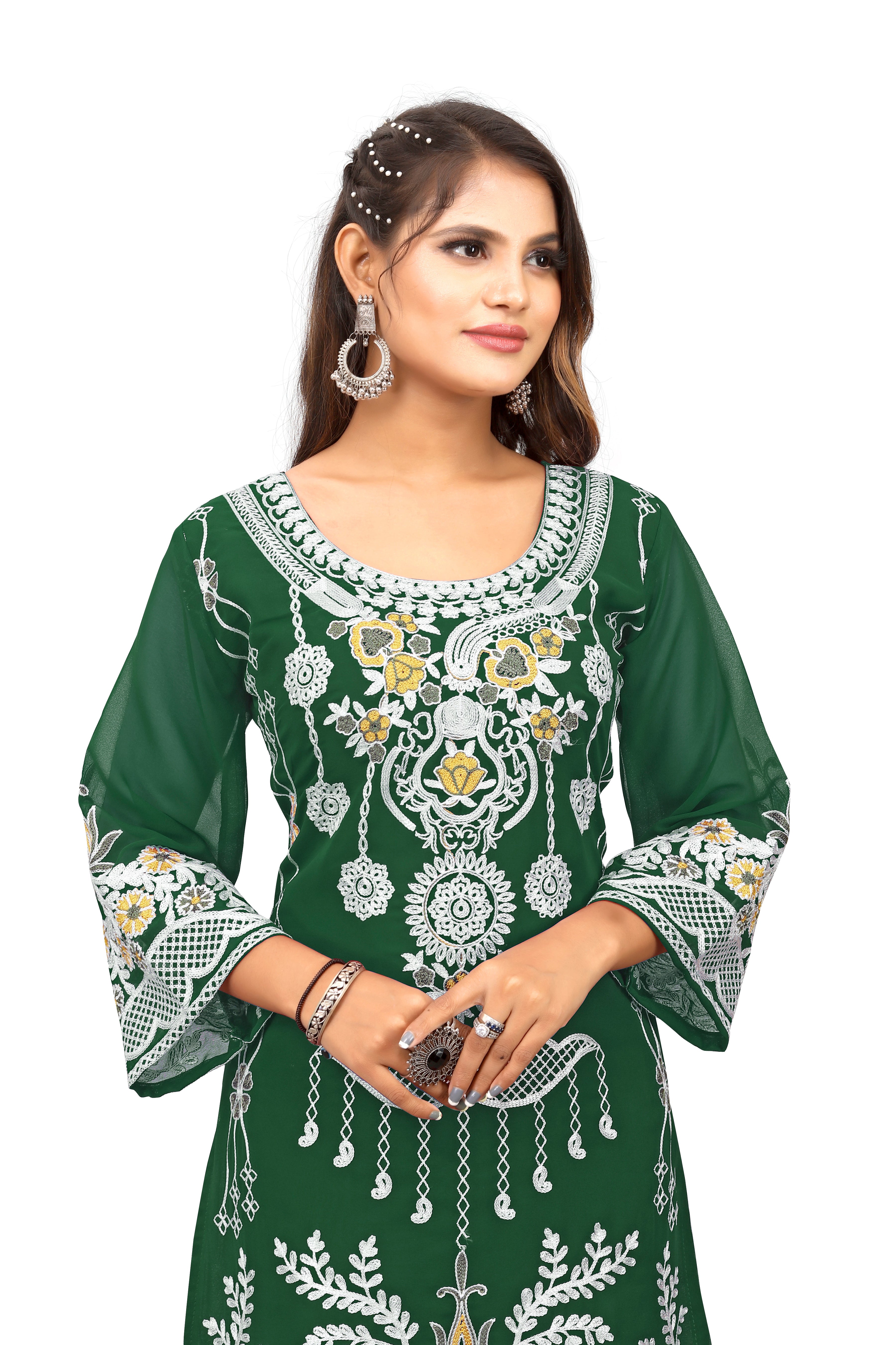SNIZVI| FLORAL DESIGNER KURTA SETS