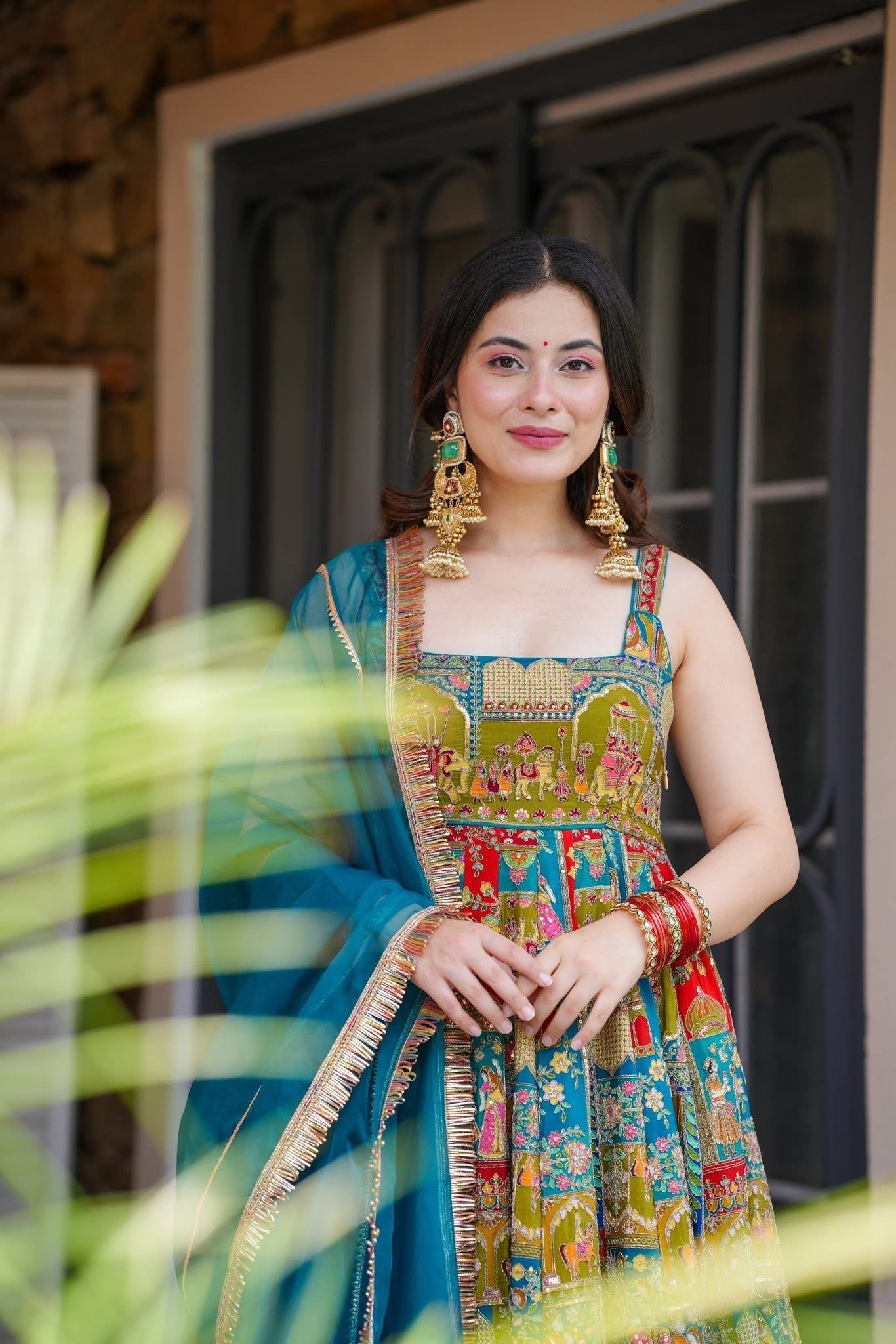 Classic Festival Wear Maxi Dress