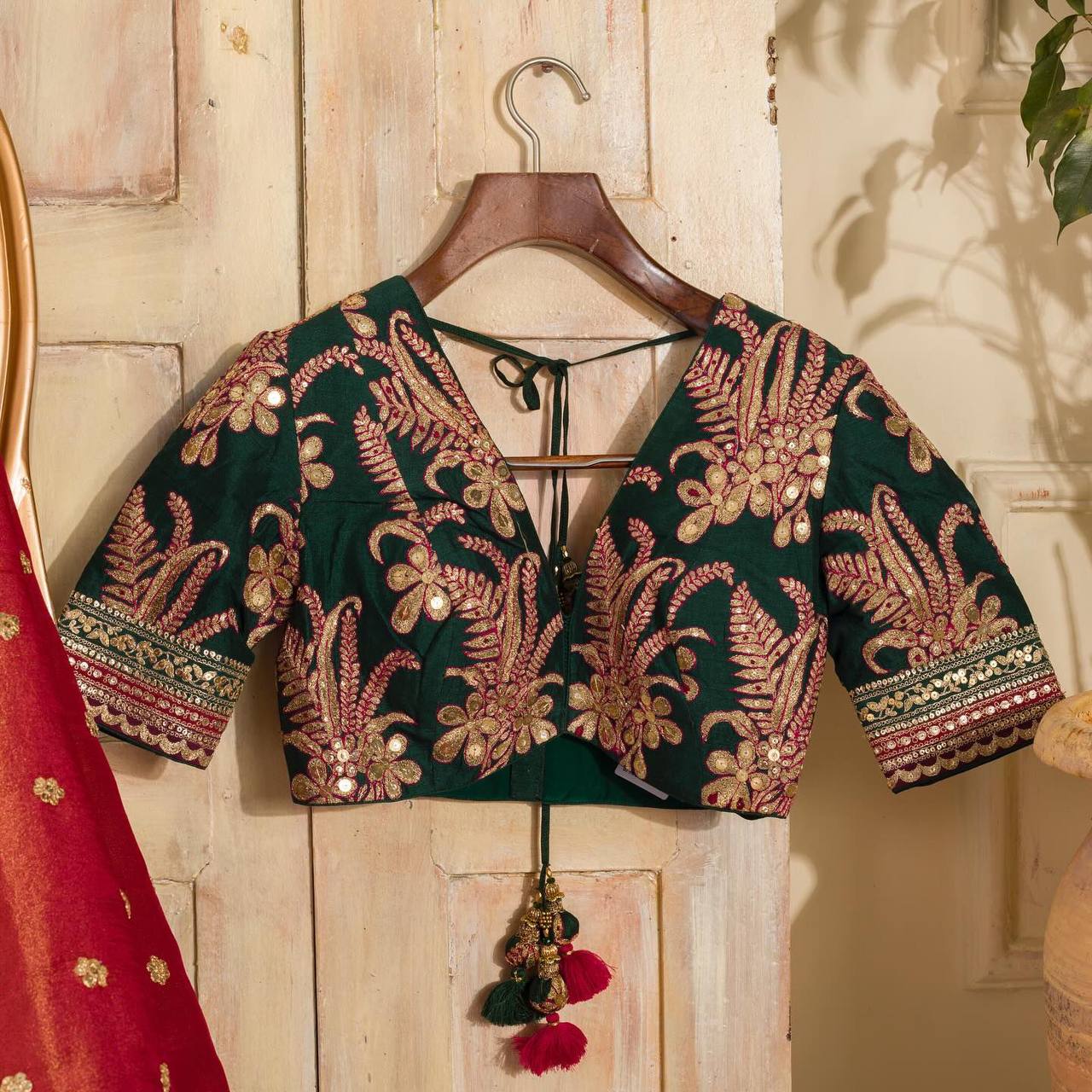 New Designer Jimmy Chu Mono Benglori Silk Saree