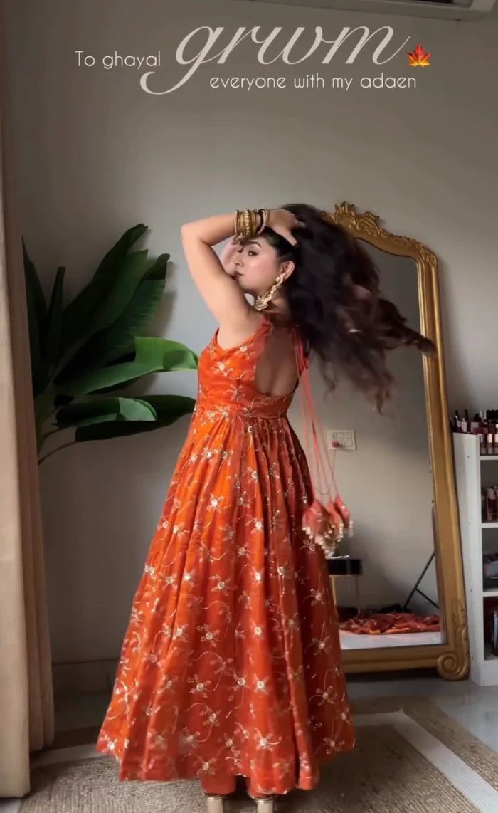 Rikva Premium Vichitra Royal Elegant Suit Set