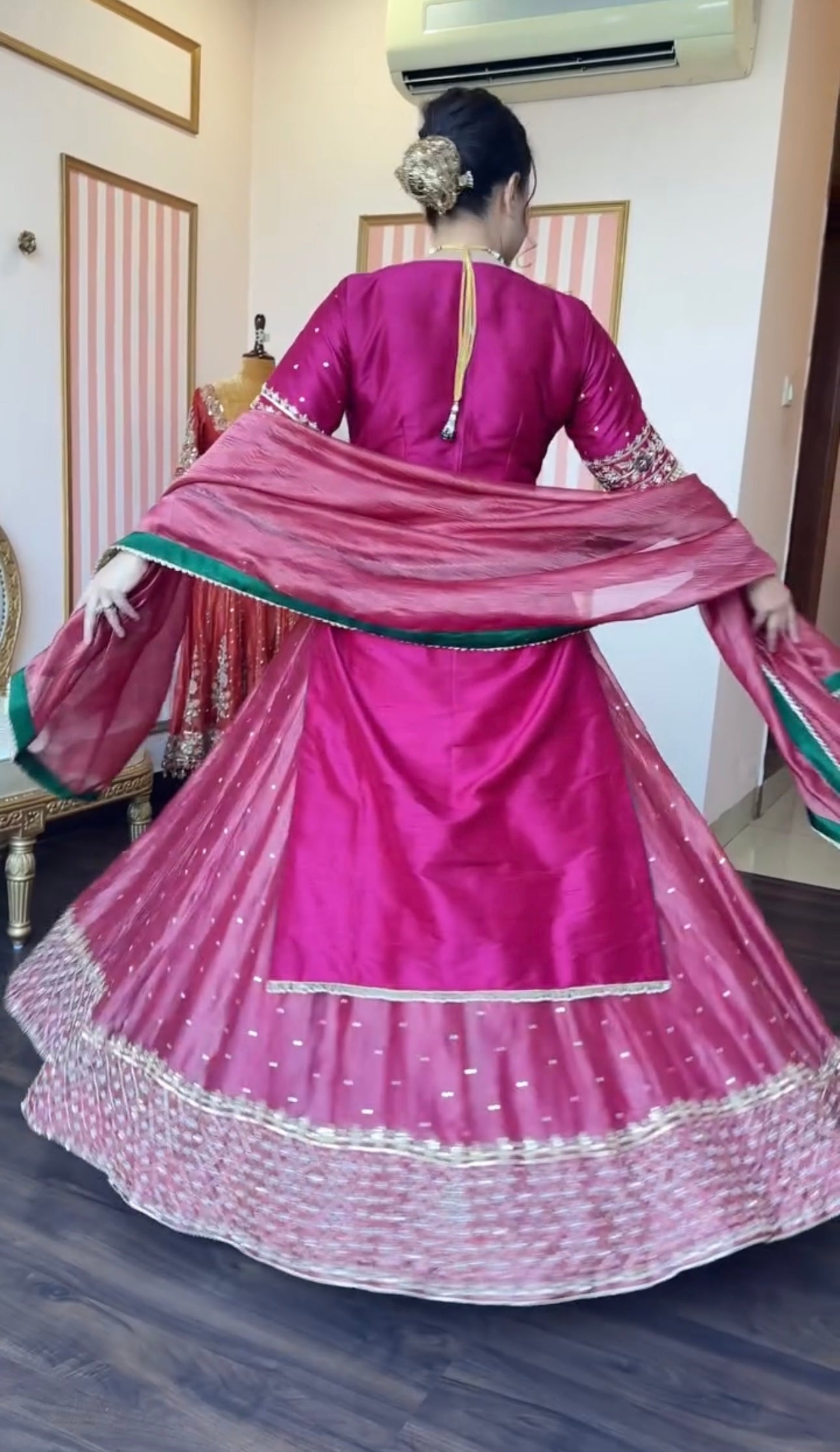 Shahi Gulzar Heavy Embroidered Lehenga Suit Set