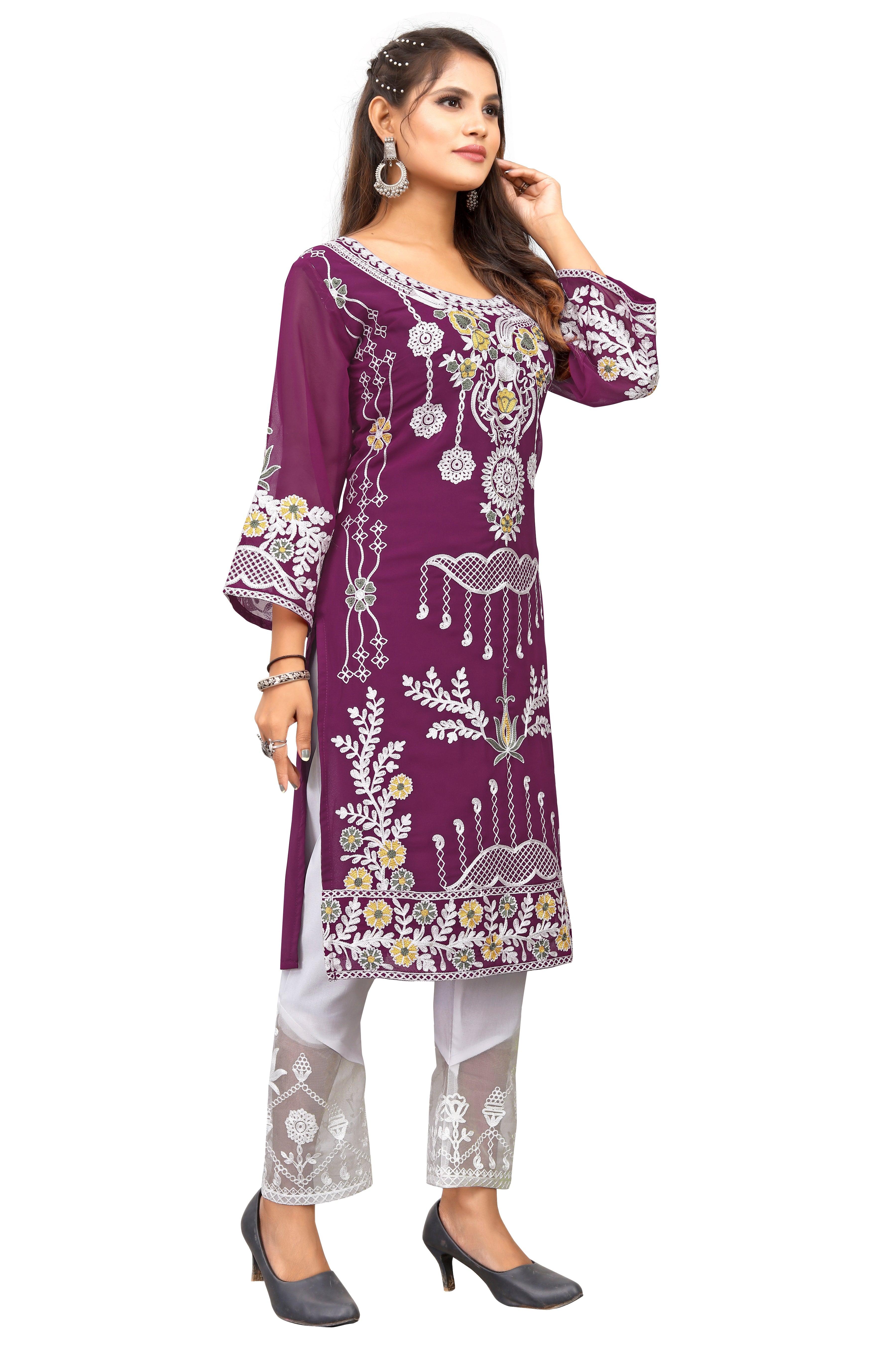 SNIZVI| FLORAL DESIGNER KURTA SETS