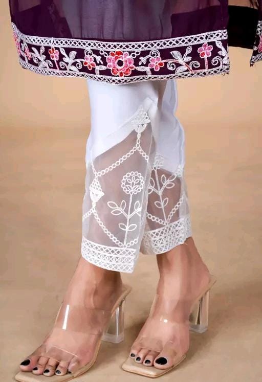 NEW DESIGNER FLORAL PRINT EMBROIDERY KURTA SETS