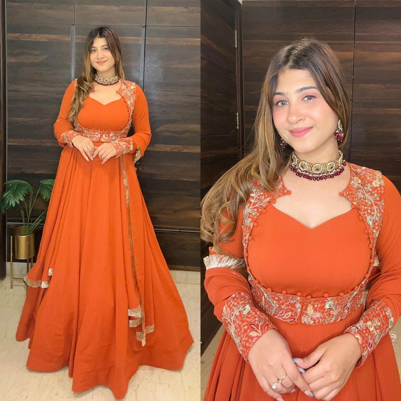Premium Quality Heavy Traditional Koti Anarkali Suit Set