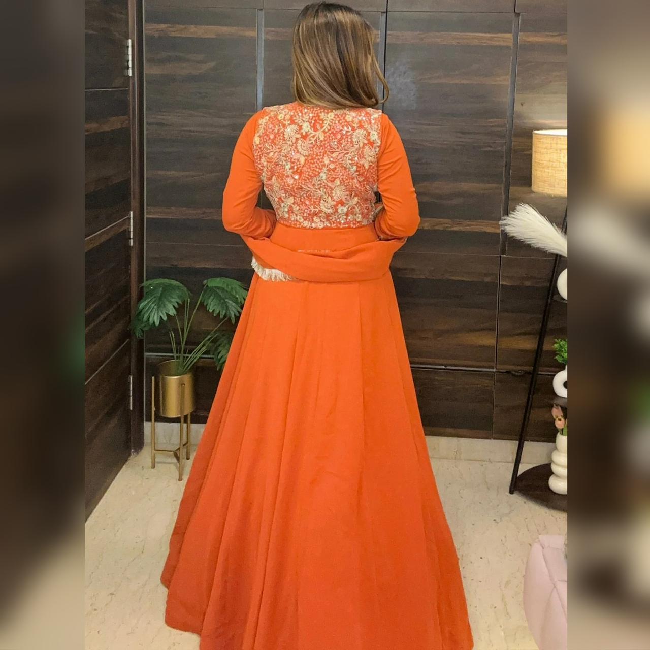 Premium Quality Heavy Traditional Koti Anarkali Suit Set