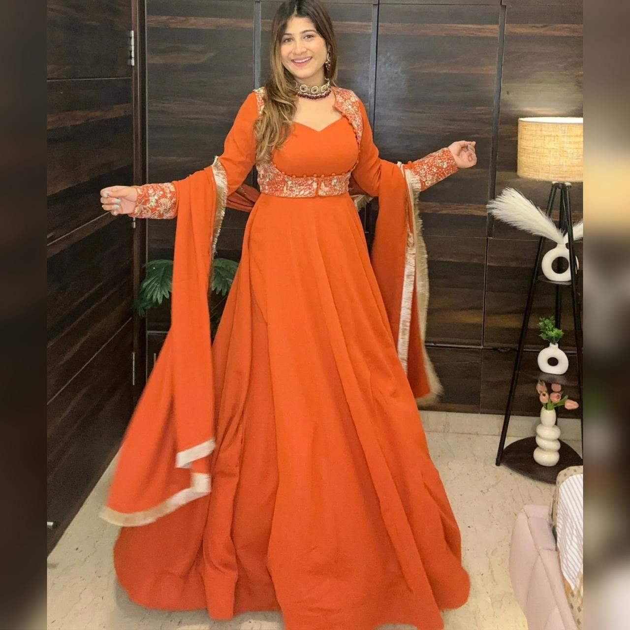 Premium Quality Heavy Traditional Koti Anarkali Suit Set