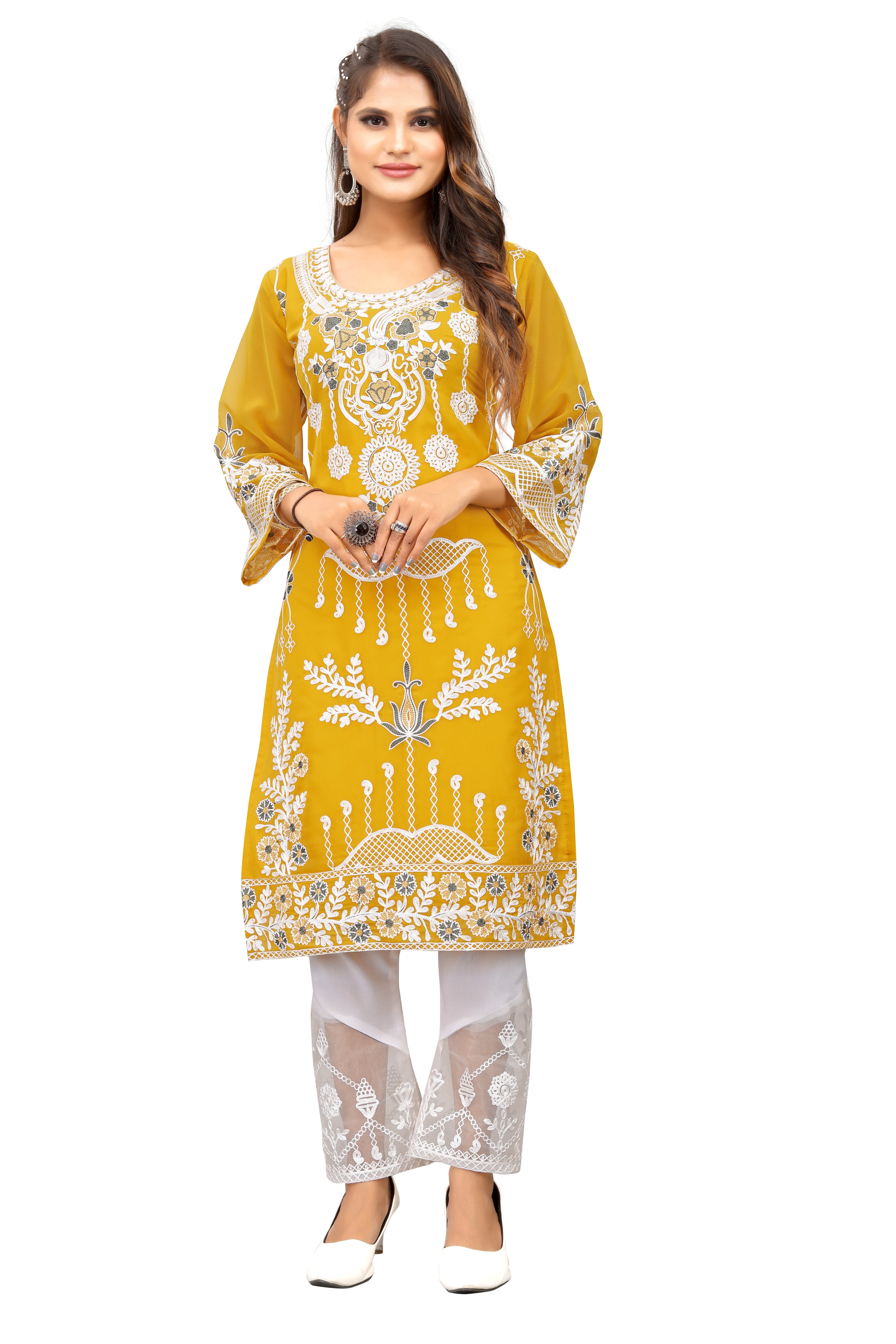 SNIZVI| FLORAL DESIGNER KURTA SETS