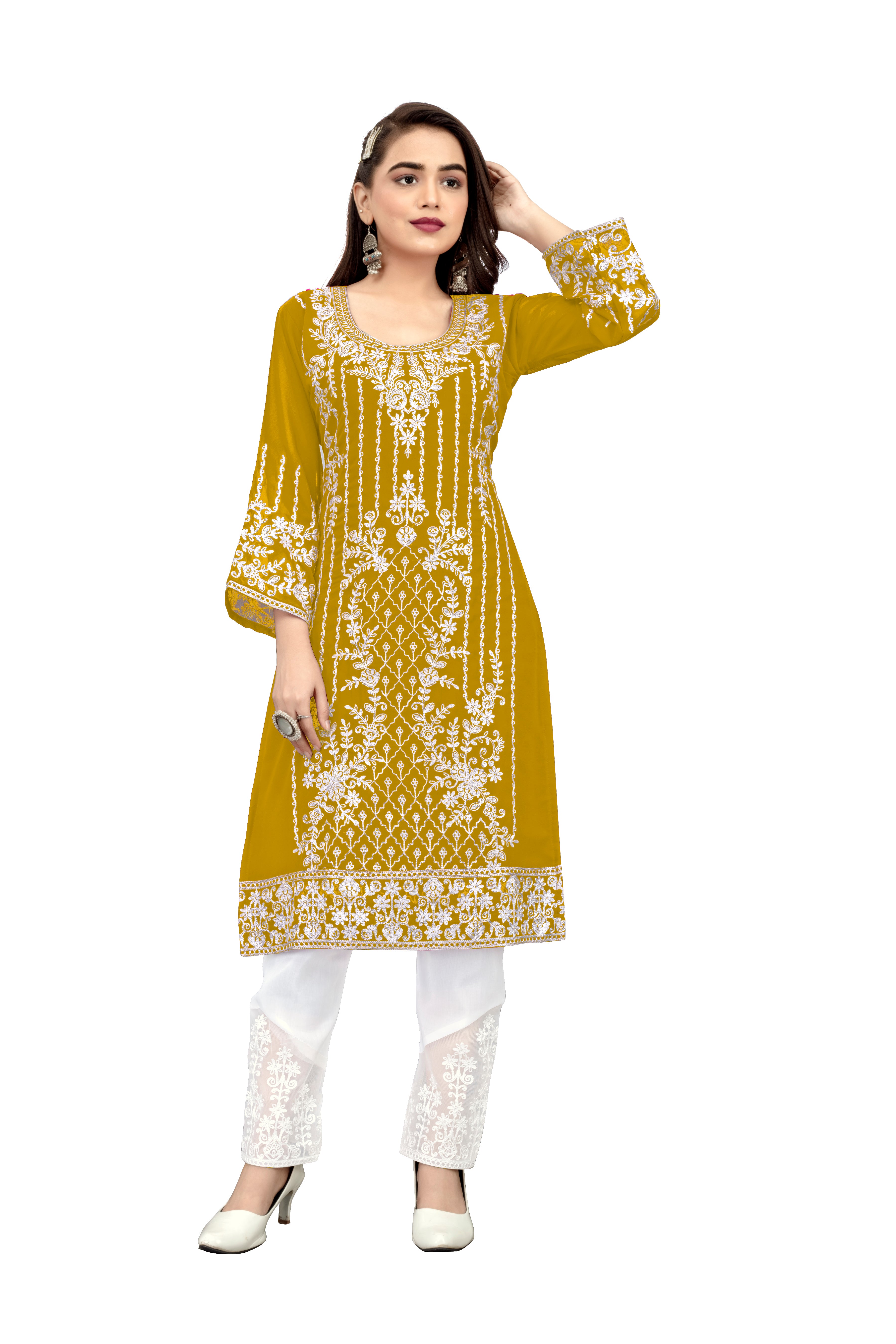 SNIZVI | GEORGETTE EMBROIDERY KURTA SETS