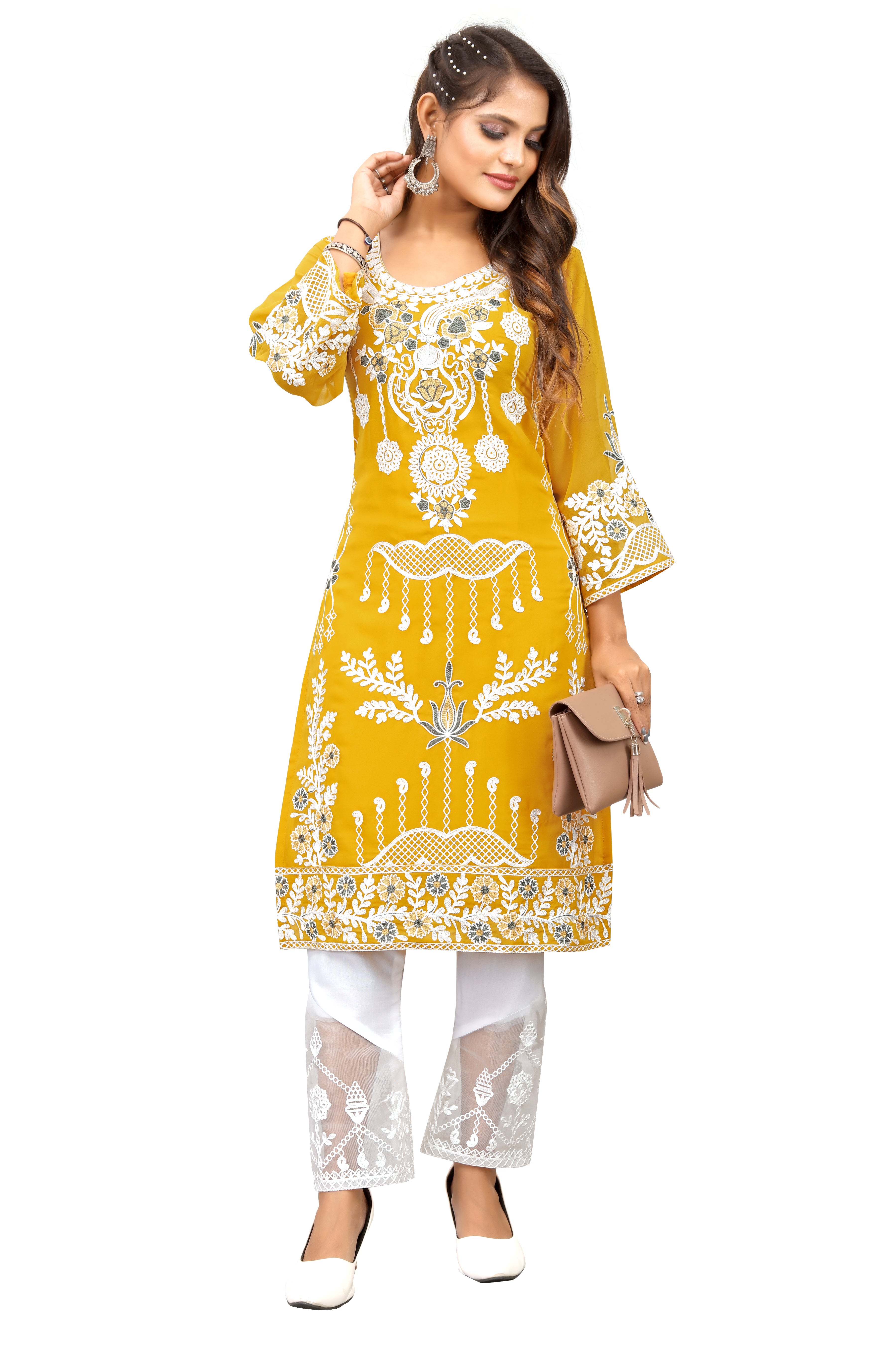 SNIZVI| FLORAL DESIGNER KURTA SETS