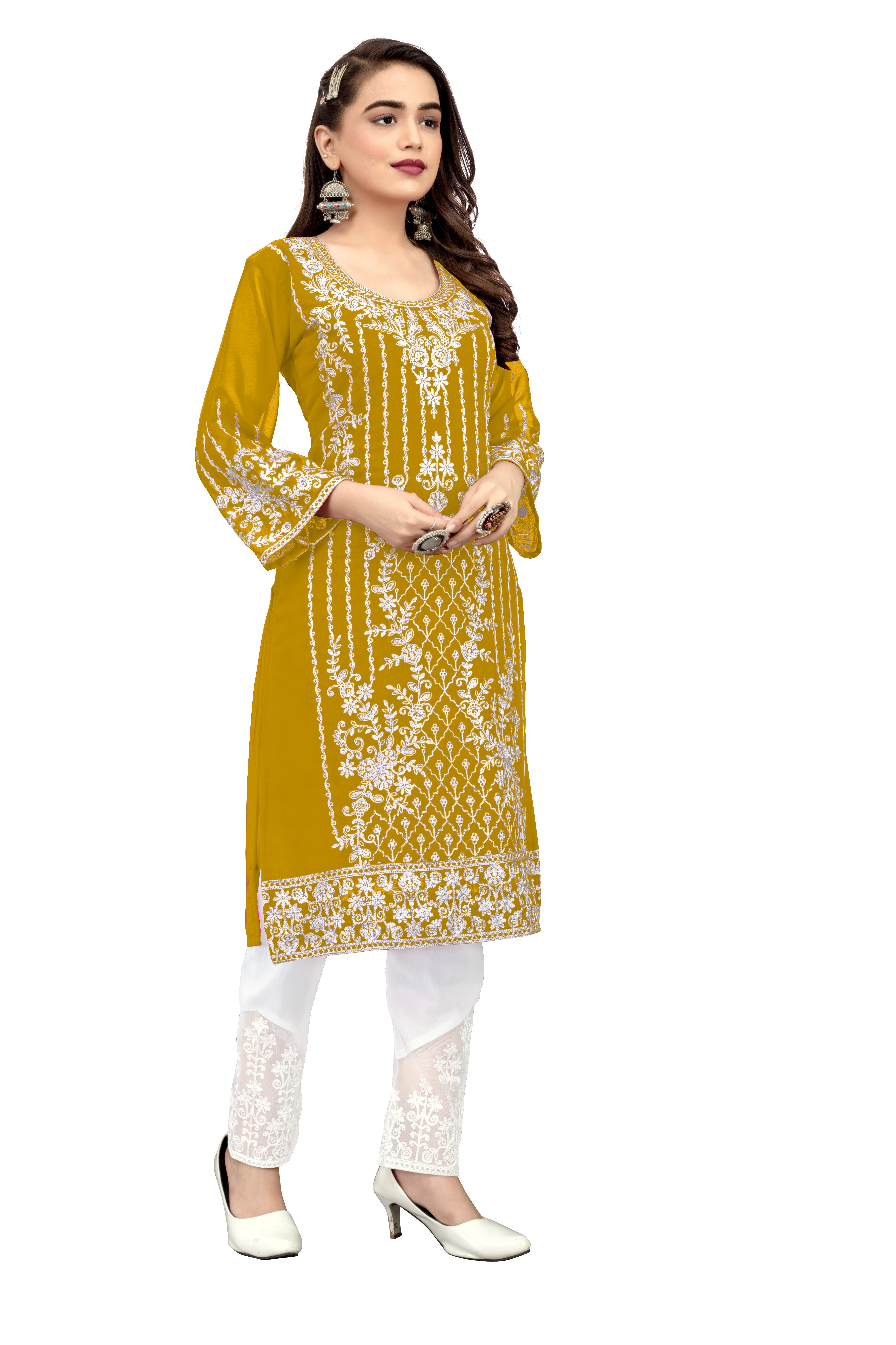 SNIZVI | GEORGETTE EMBROIDERY KURTA SETS