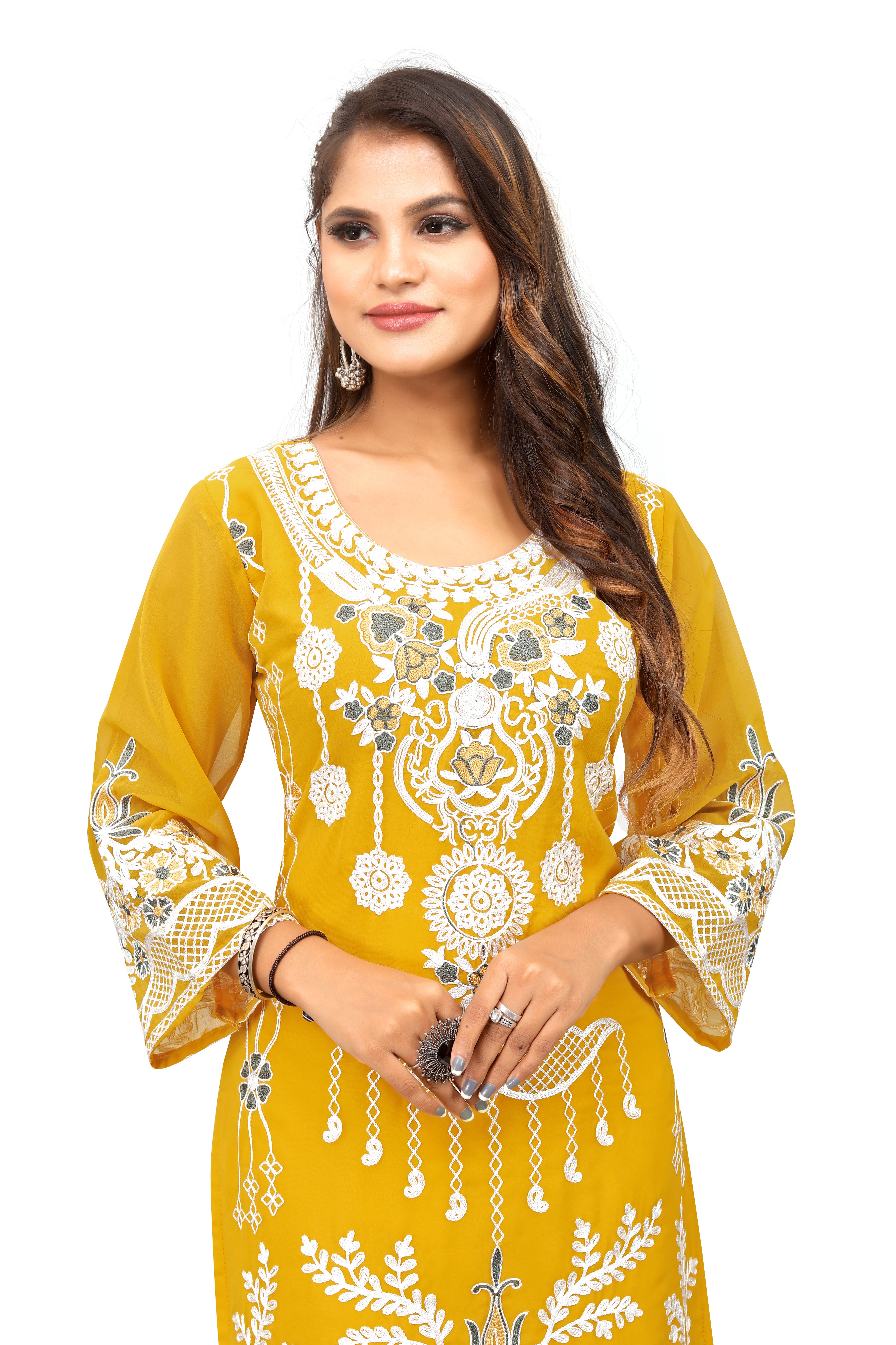 SNIZVI| FLORAL DESIGNER KURTA SETS