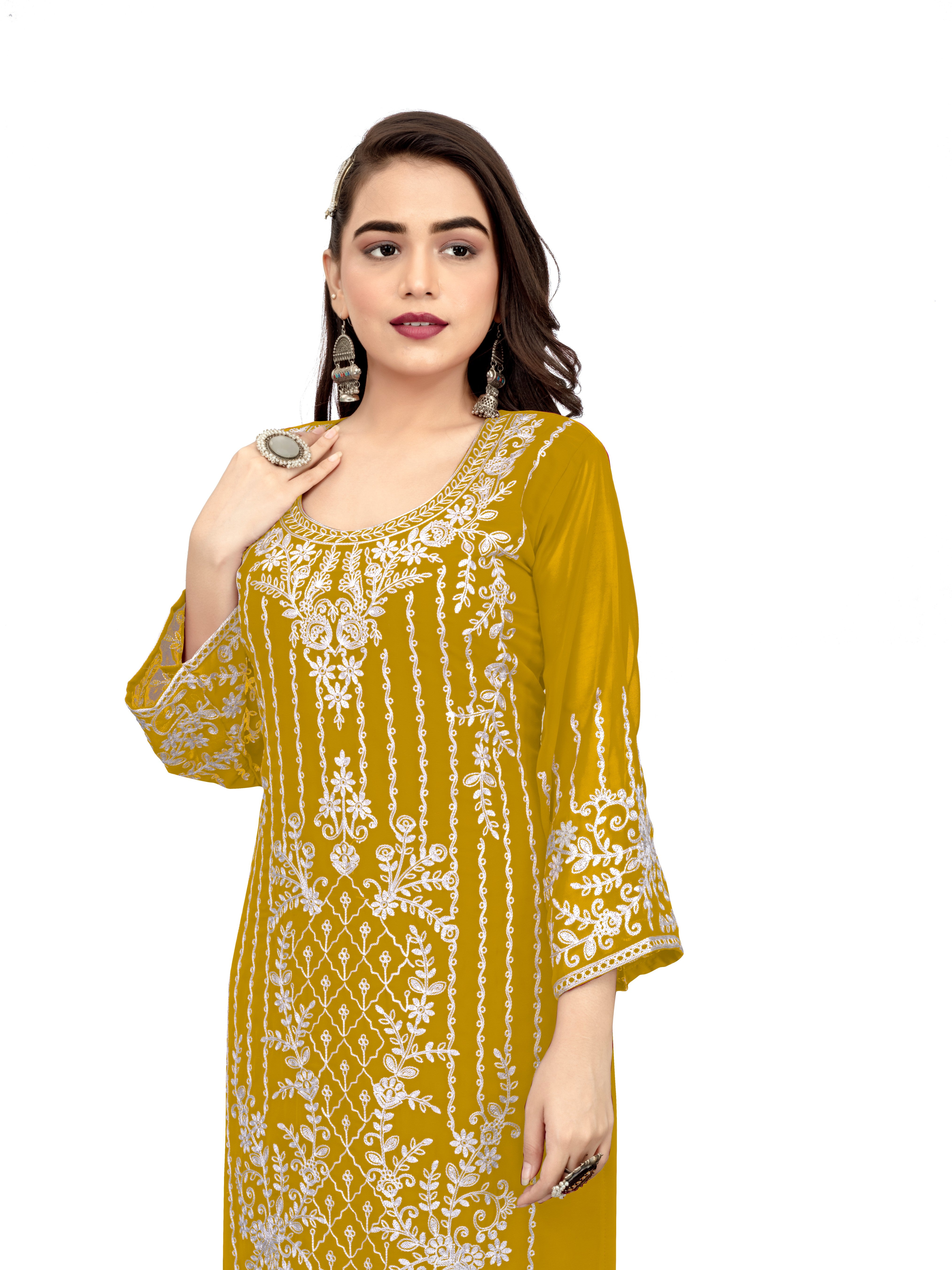 SNIZVI | GEORGETTE EMBROIDERY KURTA SETS