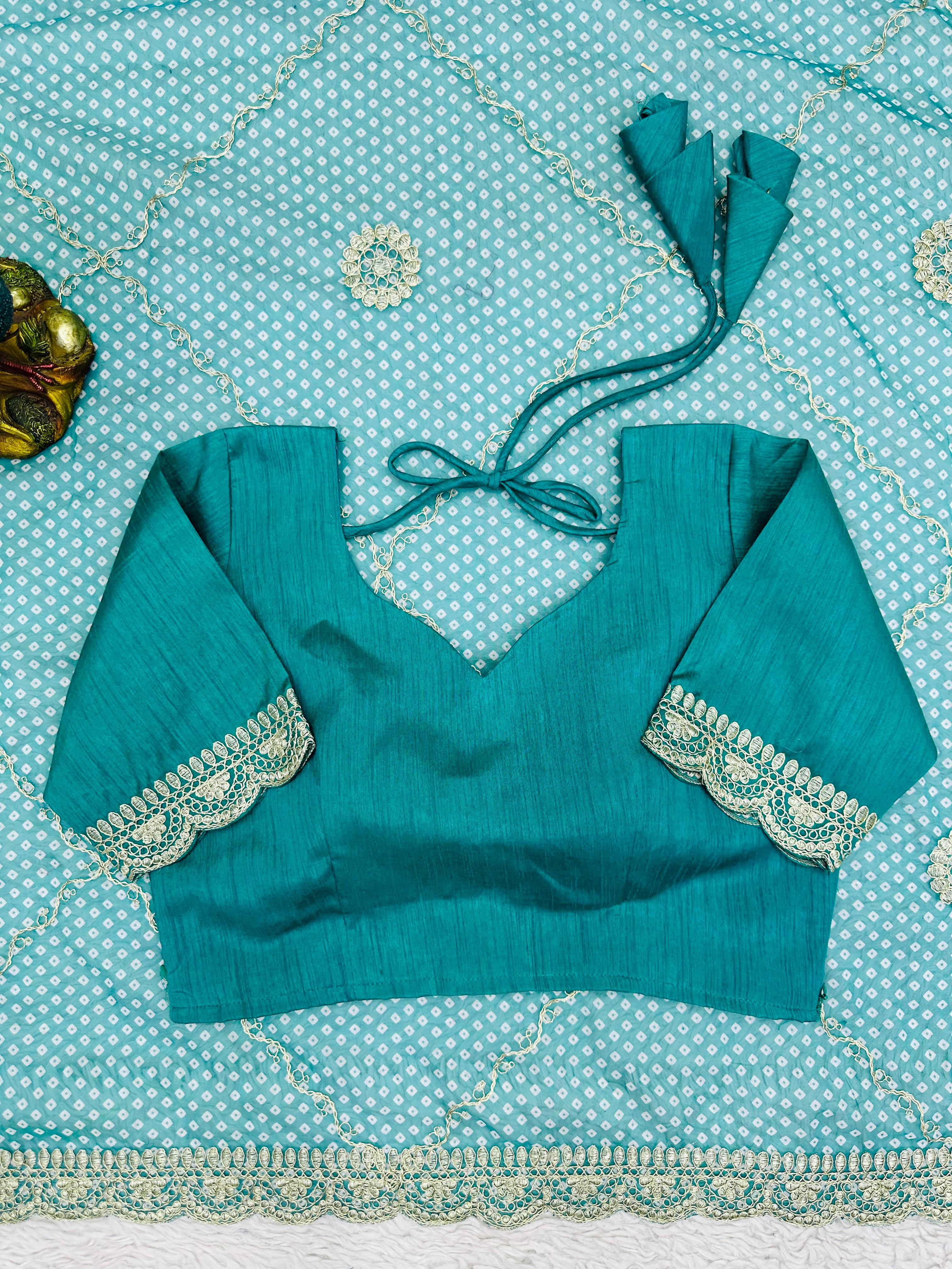 Beautiful Designer Saree on Tebby Silk Febric with Digital Print & Coding with Thred work and Blouse