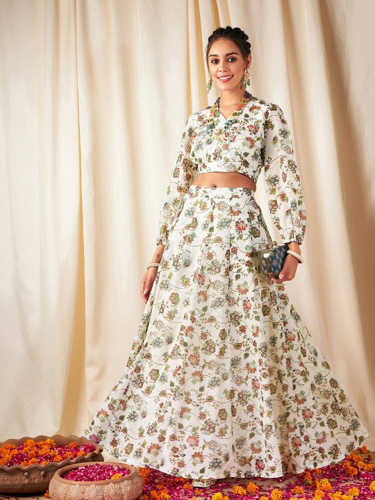 Printed Ready to Wear Lehenga & Choli