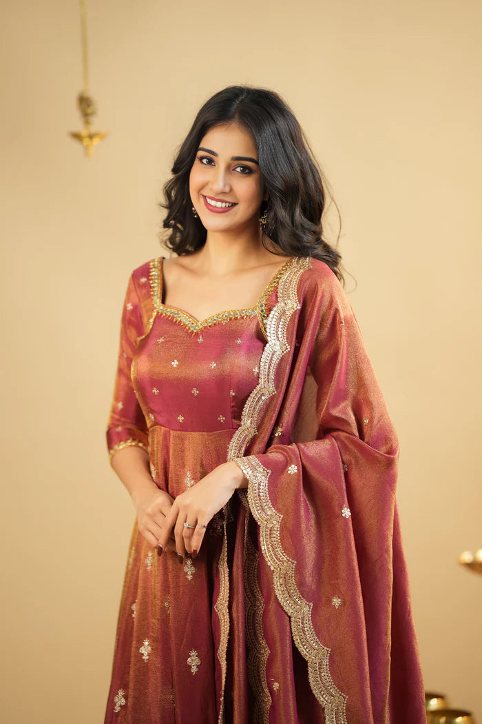 Avatika cosmo Slit Anarkali Premium Suit Set