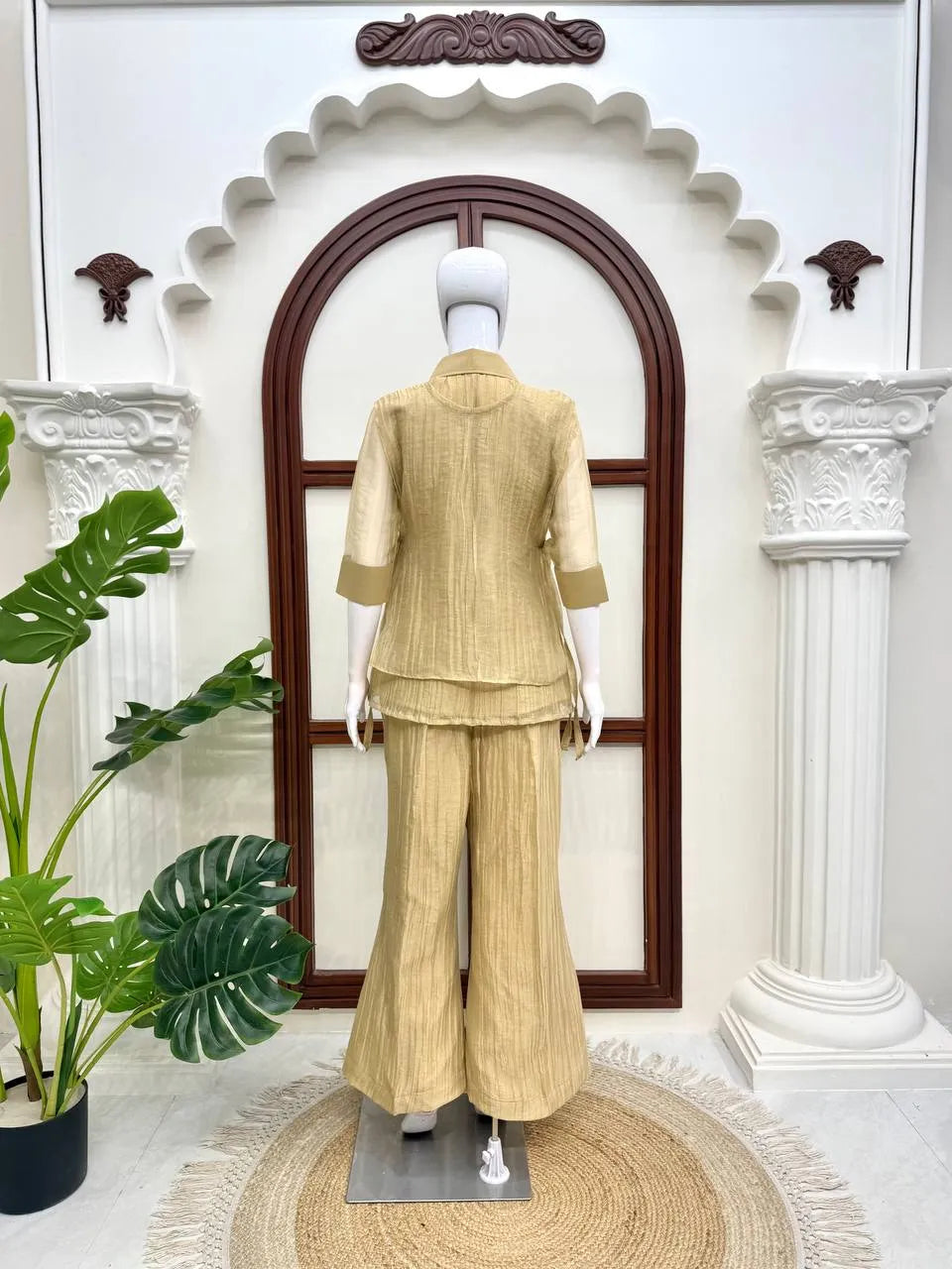 festive palazzo kurta set