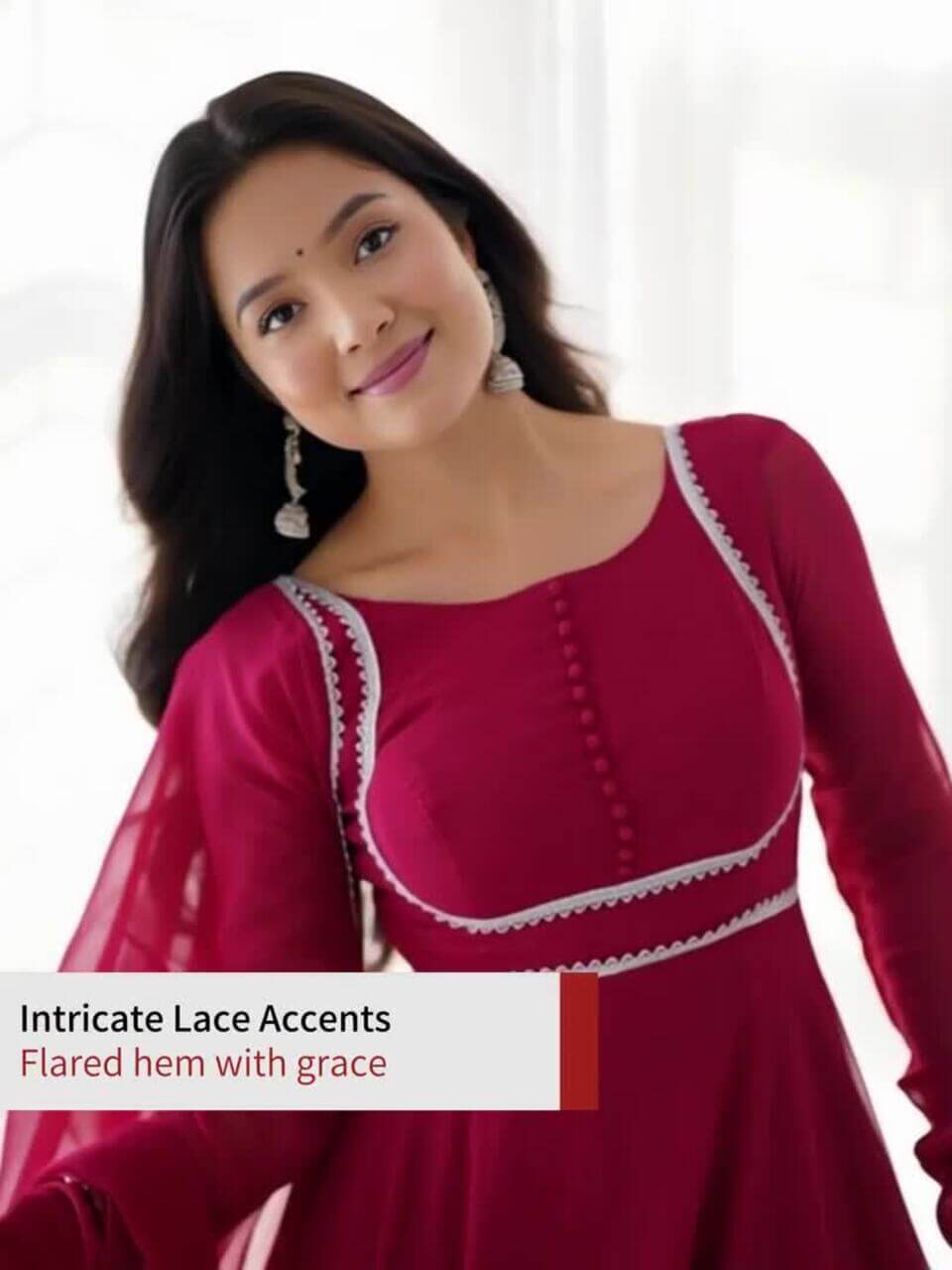 Regular Kurta with Trouser & Dupatta