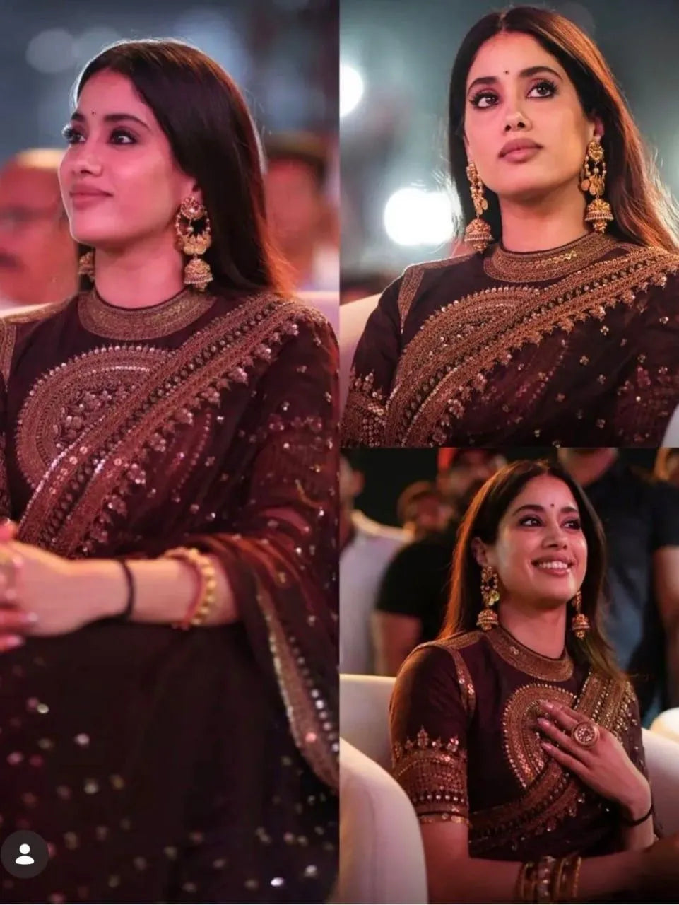 Tibby Silk Saree with Sequin Blouse