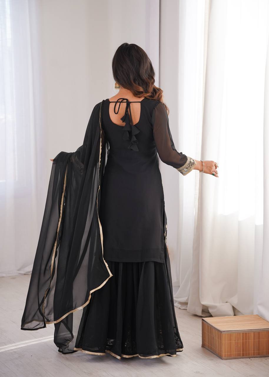 Priya's Designer Sequin Sharara Set